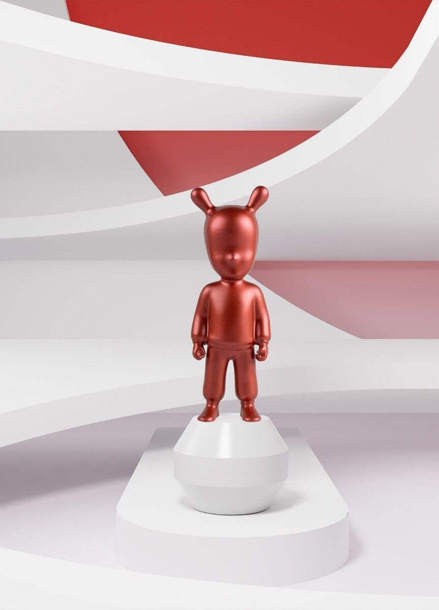 Amazon.co.jp: Lladro メタリックレッド ゲストリトルフィギュア #7754
